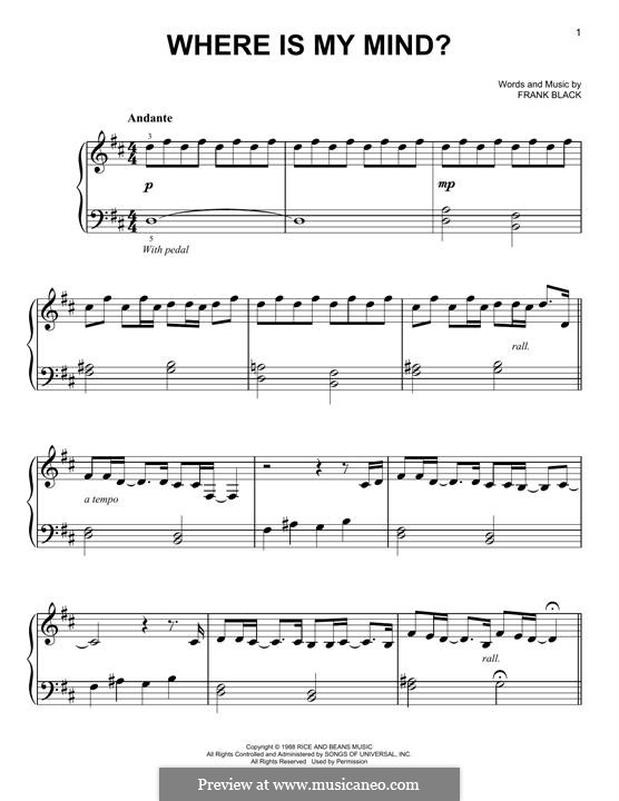 Where Is My Mind? (Maxence Cyrin): Where Is My Mind? (Maxence Cyrin) by Frank Black