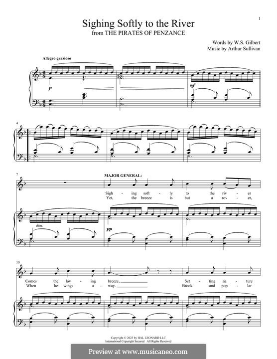 Sighing Softly To The River: Sighing Softly To The River by Arthur Seymour Sullivan