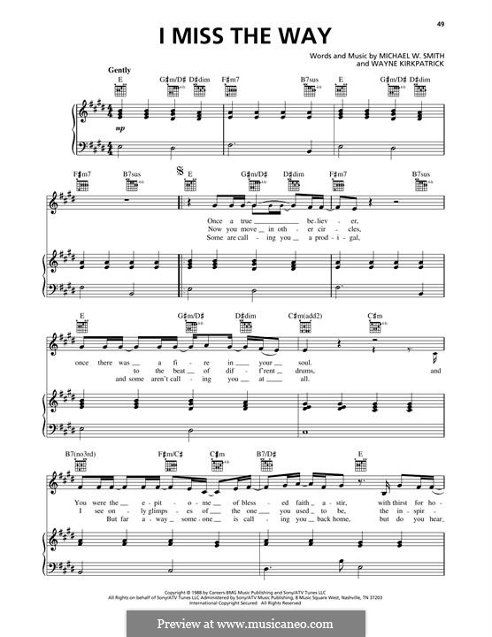 I Miss The Way: I Miss The Way by Wayne Kirkpatrick