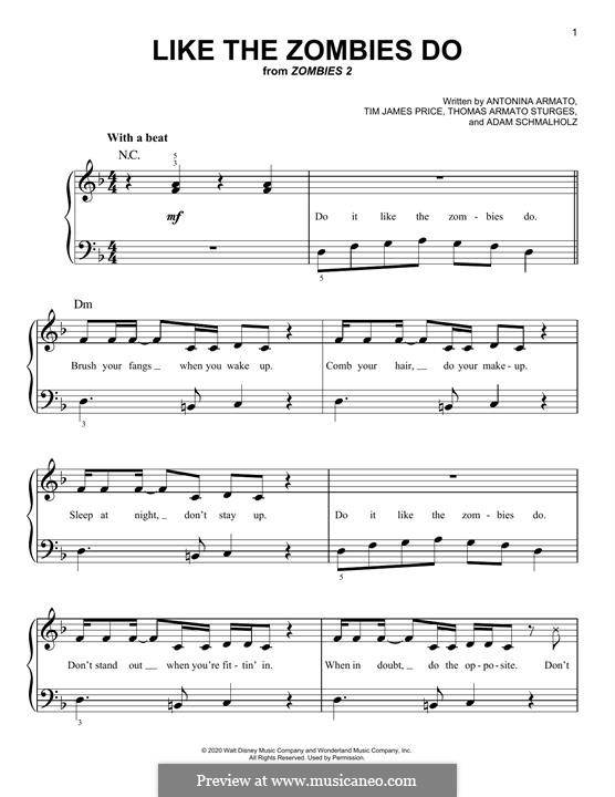 Like The Zombies Do (from Disney's Zombies 2): Like The Zombies Do (from Disney's Zombies 2) by Adam Schmalholz
