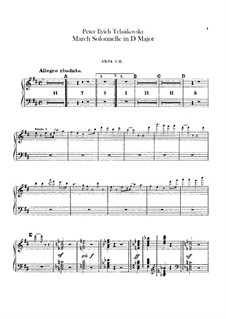 Jurisprudence March, TH 52: Harps part by Pyotr Tchaikovsky