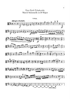 Jurisprudence March, TH 52: Violas part by Pyotr Tchaikovsky