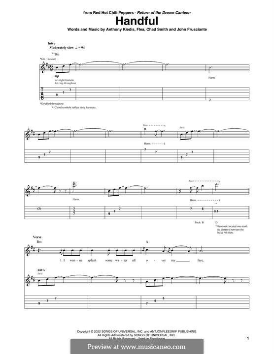 Handful (Red Hot Chili Peppers): Handful (Red Hot Chili Peppers) by Flea, Anthony Kiedis, Chad Smith, John Frusciante