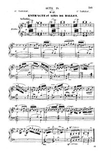 Hamlet: Act IV, for Soloists, Choir and Piano by Ambroise Thomas