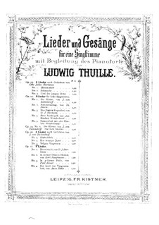Three Songs, Op.26: Nr.3 Seliges Vergessen by Ludwig Thuille