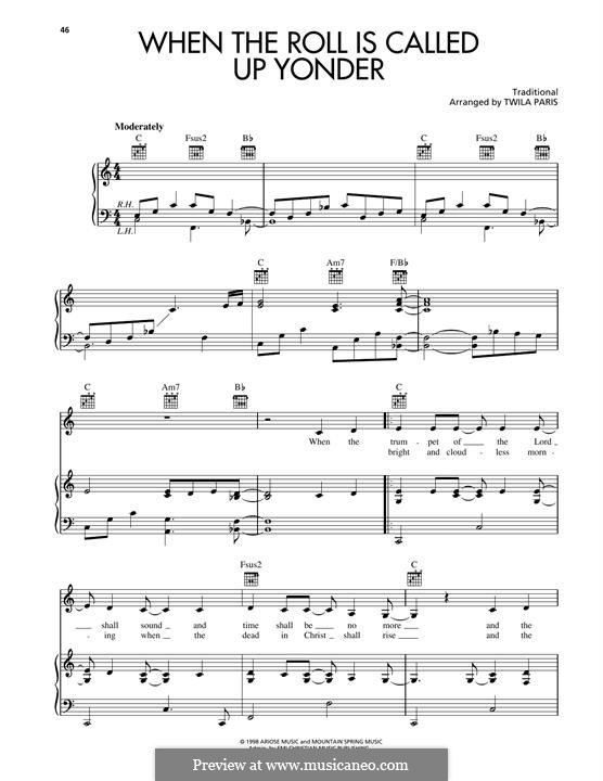 When The Roll Is Called Up Yonder (Twila Paris): When The Roll Is Called Up Yonder (Twila Paris) by folklore