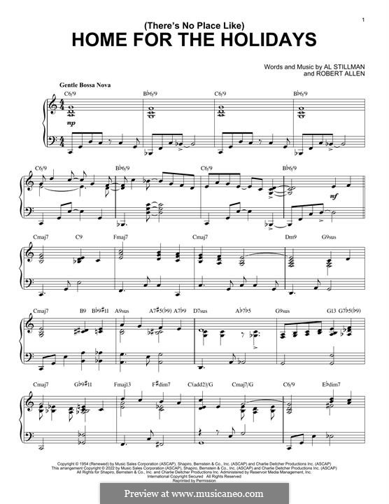 Piano version: Jazz version by Robert Allen