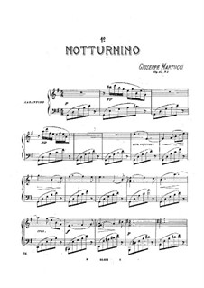 Tre notturnini, Op.42: Notturnino No.1 by Giuseppe Martucci