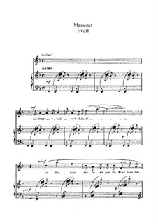 Éveil: In F Major by Jules Massenet