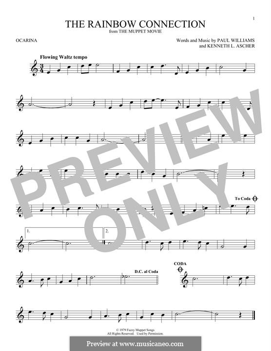 The Rainbow Connection (Kermit the Frog): For flute by Paul H. Williams, Kenneth L. Ascher
