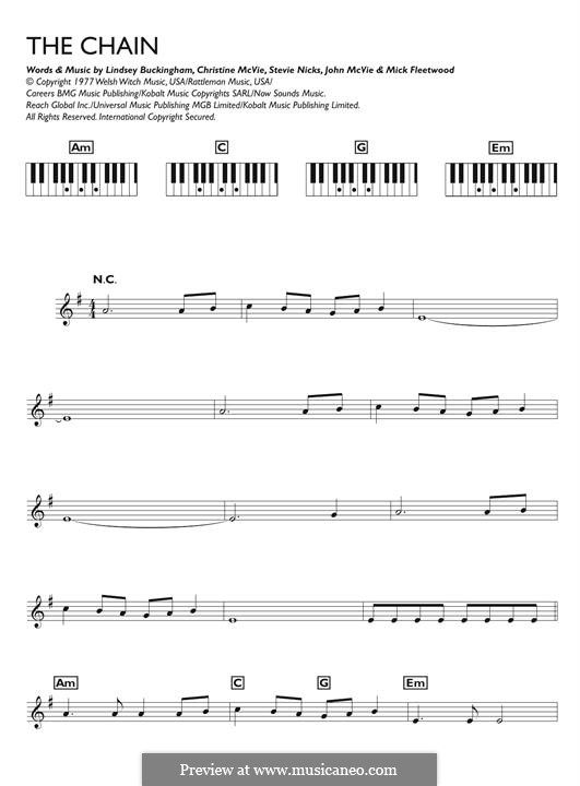 The Chain (Fleetwood Mac) by C. McVie, J. McVie, L. Buckingham, M