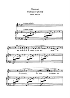 Menteuse chérie: In E Flat Major by Jules Massenet