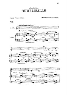 Petite Mireille: In C Major by Jules Massenet