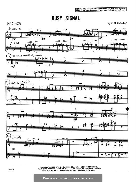 Busy Signal: Mallets by Bill Molenhof