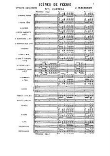 Scènes de féerie. Suite No.6: Scènes de féerie. Suite No.6 by Jules Massenet