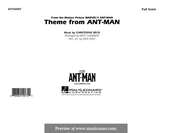 Theme from Ant-Man: Full Score by Christophe Beck