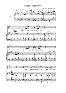Soiree d'automne: Soiree d'automne by Franz Schubert