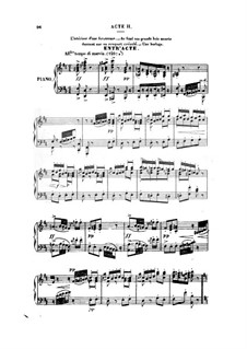 Don César de Bazan: Act II. Arrangement for voices and piano by Jules Massenet