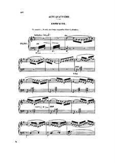 Don César de Bazan: Act IV. Arrangement for voices and piano by Jules Massenet