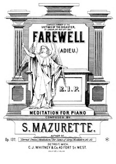 Farewell, Op.137: Farewell by Salomon Mazurette