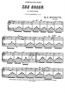 The Brook, Op.45: The Brook by Salomon Mazurette