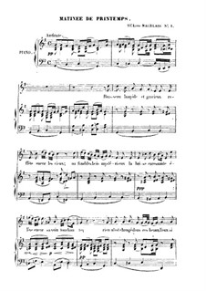 Matinee de printemps: Matinee de printemps by Franz Schubert