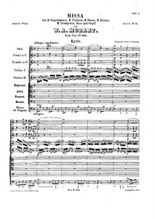 Mass No.13 in C Major 'Missa Longa', K.262: Mass No.13 in C Major 'Missa Longa' by Wolfgang Amadeus Mozart