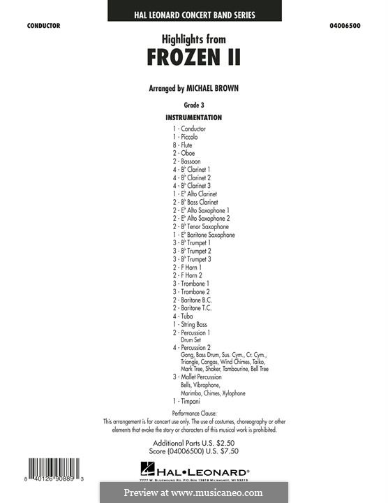 Highlights from Disney's Frozen 2: Full score by Robert Lopez, Kristen Anderson-Lopez