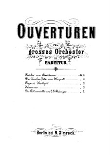 Die Felsenmühle von Estalières. Ouvertüre: Die Felsenmühle von Estalières. Ouvertüre by Carl Gottlieb Reissiger