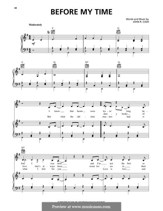 Before My Time: Before My Time by Johnny Cash