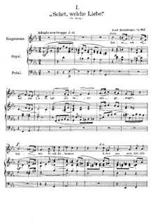 Six Religious Songs for Voice and Organ, Op.157: Six Religious Songs for Voice and Organ by Josef Gabriel Rheinberger