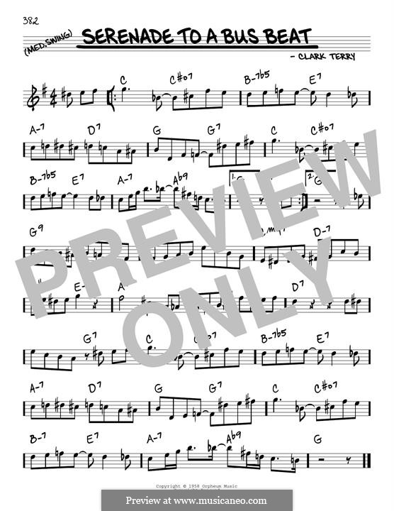 Serenade To A Bus Beat by C. Terry sheet music on MusicaNeo