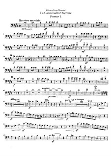 La gazza ladra (The Thieving Magpie): Overture – trombones and tuba parts by Gioacchino Rossini