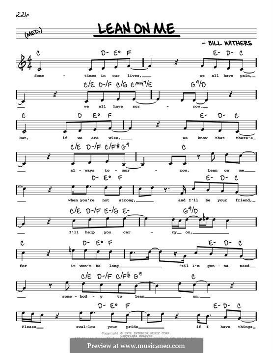 Vocal version: High Voice by Bill Withers