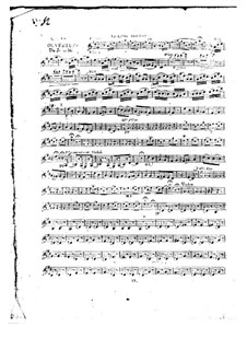 Overture to 'Young Henri': Violin II part by Étienne Méhul