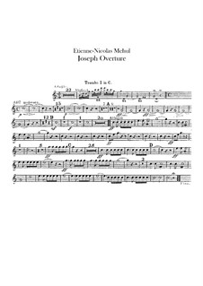 Joseph: Ouvertüre – Trompetenstimmen by Étienne Méhul