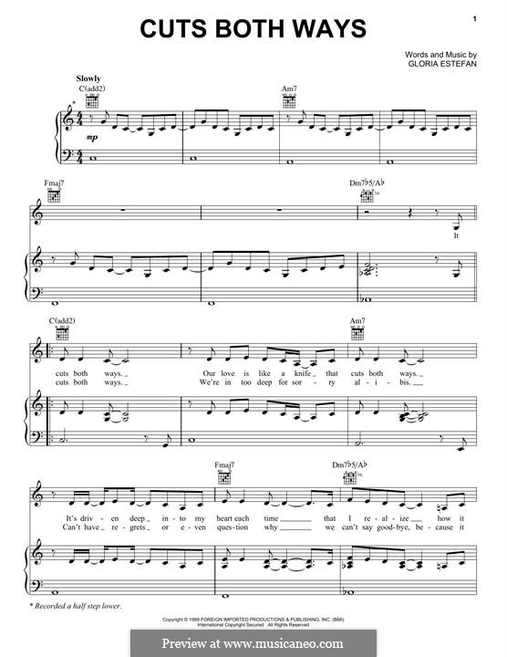 Cuts Both Ways: Cuts Both Ways by Gloria M. Estefan