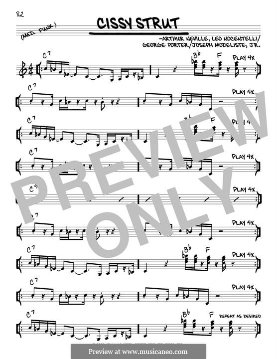 Cissy Strut (The Meters) by A. Neville, G. Porter, J. Modeliste Jr., L
