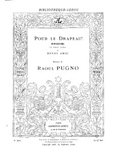 Pour le drapeau, for Piano: Pour le drapeau, for Piano by Raoul Pugno