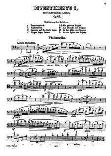 Divertimento on Swedish National Themes, Op.42: Solo part by Bernhard Romberg