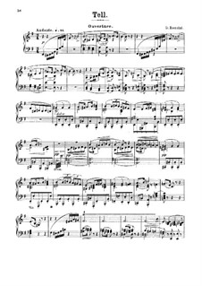 Overture: For piano by Gioacchino Rossini