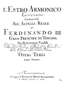 Concerto for Four Violins, Cello and Strings No.10 in B Minor, RV 580: Violin IV part by Antonio Vivaldi