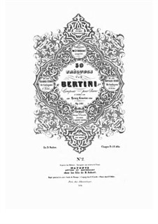 Cinquante études mélodiques précédées chacune d'un prélude en deux suites, Op.141: Suite II by Henri Jérôme Bertini