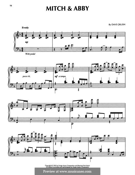 Mitch & Abby (from The Firm): Mitch & Abby (from The Firm) by Dave Grusin