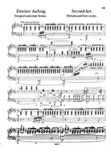 Twilight of the Gods, WWV 86d: Act II, for voices and piano by Richard Wagner