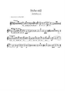 Complete set: For voice and orchestra – trumpet part by Richard Wagner