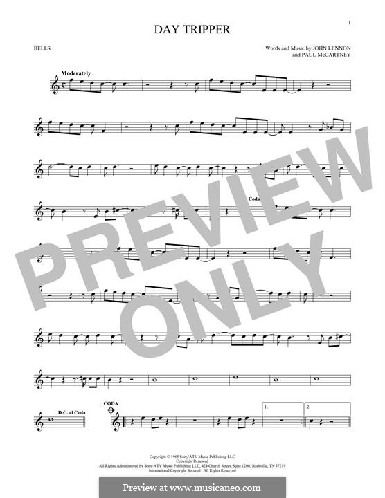 Instrumental version: For glockenspiel by John Lennon, Paul McCartney