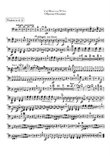 Overture: Timpani part by Carl Maria von Weber