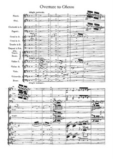 Overture: Full score by Carl Maria von Weber