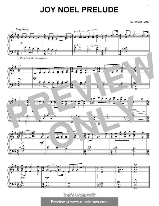 Joy Noel Prelude: Joy Noel Prelude by David Lanz